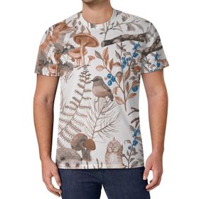 AILLOSA All Over Print YH-81 Kısa Kollu Baskılı Unisex T-shirt