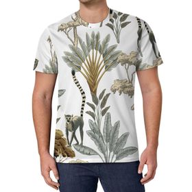 AILLOSA All Over Print YH-87 Kısa Kollu Baskılı Unisex T-shirt