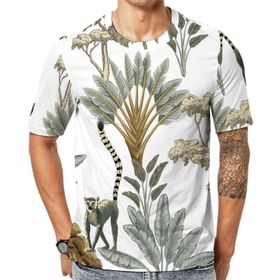 AILLOSA All Over Print YH-87 Kısa Kollu Baskılı Unisex T-shirt
