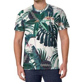 AILLOSA All Over Print YH-90 Kısa Kollu Baskılı Unisex T-shirt