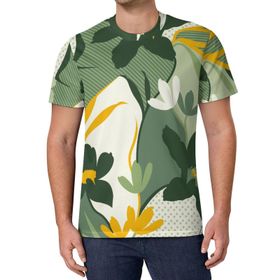 AILLOSA All Over Print YH-93 Kısa Kollu Baskılı Unisex T-shirt