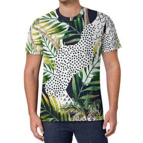 AILLOSA All Over Print YH-99 Kısa Kollu Baskılı Unisex T-shirt