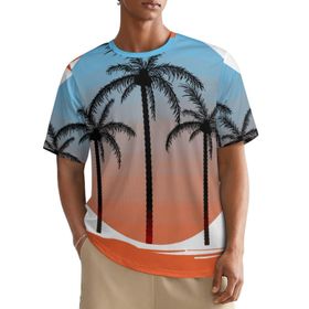 AILLOSA All Over TH-111 Kısa Kollu Baskılı Erkek T-shirt
