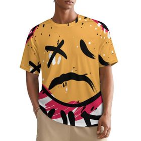 AILLOSA All Over TH-125 Kısa Kollu Baskılı Erkek T-shirt