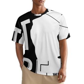 AILLOSA All Over TH-127 Kısa Kollu Baskılı Erkek T-shirt