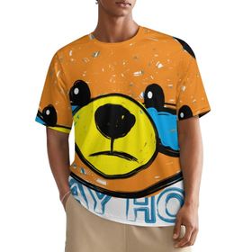 AILLOSA All Over TH-129 Kısa Kollu Baskılı Erkek T-shirt