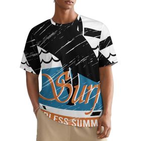 AILLOSA All Over TH-130 Kısa Kollu Baskılı Erkek T-shirt