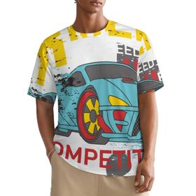 AILLOSA All Over TH-137 Kısa Kollu Baskılı Erkek T-shirt