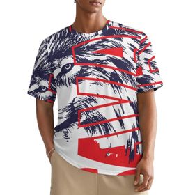 AILLOSA All Over TH-143 Kısa Kollu Baskılı Erkek T-shirt
