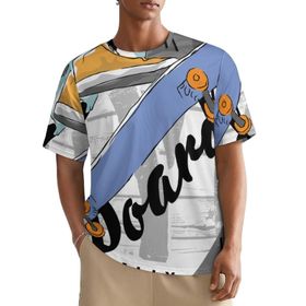 AILLOSA All Over TH-165 Kısa Kollu Baskılı Erkek T-shirt