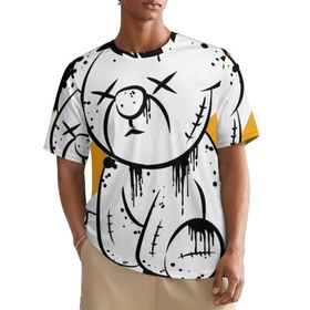 AILLOSA All Over TH-168 Kısa Kollu Baskılı Erkek T-shirt