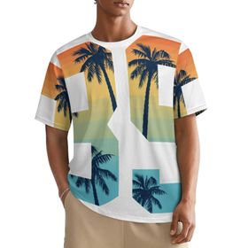 AILLOSA All Over TH-175 Kısa Kollu Baskılı Erkek T-shirt