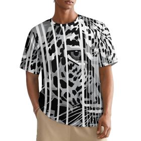 AILLOSA All Over TH-180 Kısa Kollu Baskılı Erkek T-shirt