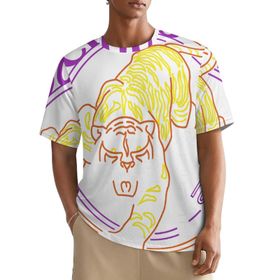 AILLOSA All Over TH-190 Kısa Kollu Baskılı Erkek T-shirt