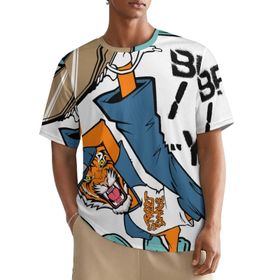 AILLOSA All Over TH-198 Kısa Kollu Baskılı Erkek T-shirt