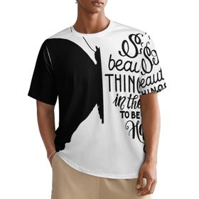AILLOSA All Over TH-303 Kısa Kollu Baskılı Erkek T-shirt