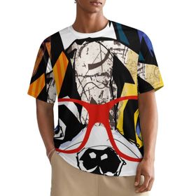AILLOSA All Over TH-305 Kısa Kollu Baskılı Erkek T-shirt