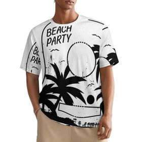 AILLOSA All Over TH-309 Kısa Kollu Baskılı Erkek T-shirt