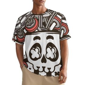 AILLOSA All Over TH-316 Kısa Kollu Baskılı Erkek T-shirt