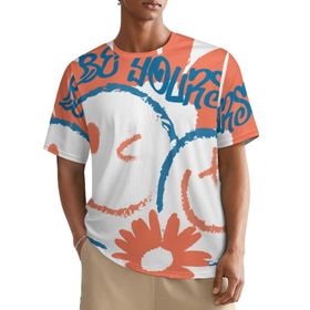 AILLOSA All Over TH-326 Kısa Kollu Baskılı Erkek T-shirt