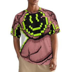AILLOSA All Over TH-331 Kısa Kollu Baskılı Erkek T-shirt