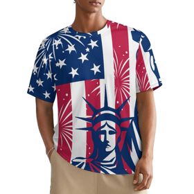AILLOSA All Over TH-338 Kısa Kollu Baskılı Erkek T-shirt