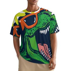 AILLOSA All Over TH-339 Kısa Kollu Baskılı Erkek T-shirt