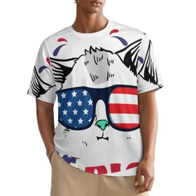AILLOSA All Over TH-340 Kısa Kollu Baskılı Erkek T-shirt