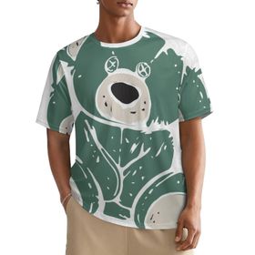 AILLOSA All Over TH-344 Kısa Kollu Baskılı Erkek T-shirt