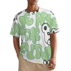 AILLOSA All Over TH-349 Kısa Kollu Baskılı Erkek T-shirt