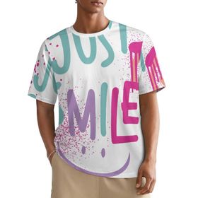 AILLOSA All Over TH-350 Kısa Kollu Baskılı Erkek T-shirt