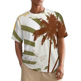 AILLOSA All Over TH-365 Kısa Kollu Baskılı Erkek T-shirt