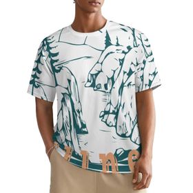 AILLOSA All Over TH-38 Kısa Kollu Baskılı Erkek T-shirt