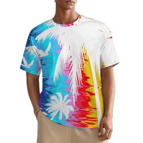 AILLOSA All Over TH-385 Kısa Kollu Baskılı Erkek T-shirt