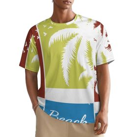 AILLOSA All Over TH-390 Kısa Kollu Baskılı Erkek T-shirt