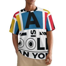 AILLOSA All Over TH-393 Kısa Kollu Baskılı Erkek T-shirt