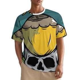 AILLOSA All Over TH-395 Kısa Kollu Baskılı Erkek T-shirt