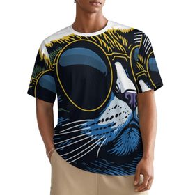 AILLOSA All Over TH-399 Kısa Kollu Baskılı Erkek T-shirt