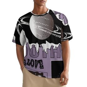 AILLOSA All Over TH-41 Kısa Kollu Baskılı Erkek T-shirt