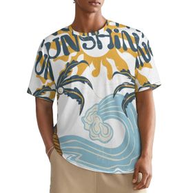 AILLOSA All Over TH-410 Kısa Kollu Baskılı Erkek T-shirt