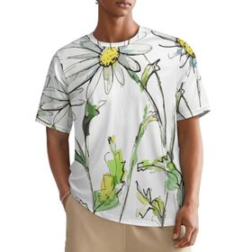AILLOSA All Over TH-415 Kısa Kollu Baskılı Erkek T-shirt