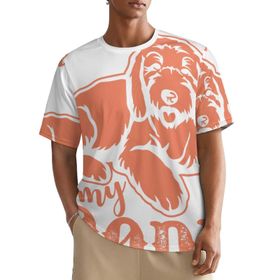 AILLOSA All Over TH-424 Kısa Kollu Baskılı Erkek T-shirt