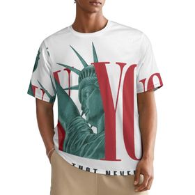 AILLOSA All Over TH-426 Kısa Kollu Baskılı Erkek T-shirt