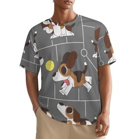 AILLOSA All Over TH-428 Kısa Kollu Baskılı Erkek T-shirt