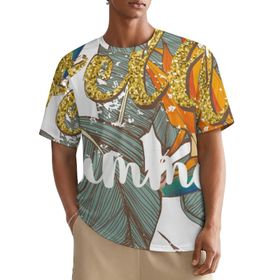 AILLOSA All Over TH-430 Kısa Kollu Baskılı Erkek T-shirt