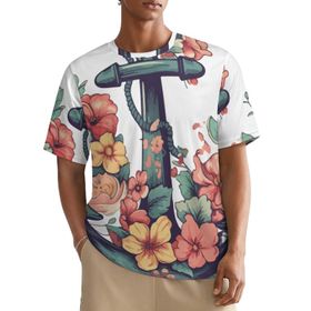 AILLOSA All Over TH-433 Kısa Kollu Baskılı Erkek T-shirt