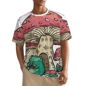 AILLOSA All Over TH-434 Kısa Kollu Baskılı Erkek T-shirt