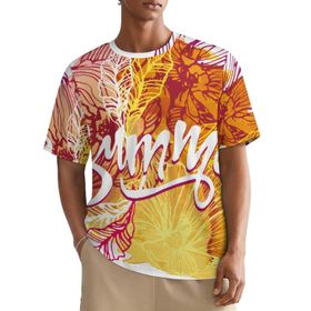AILLOSA All Over TH-437 Kısa Kollu Baskılı Erkek T-shirt