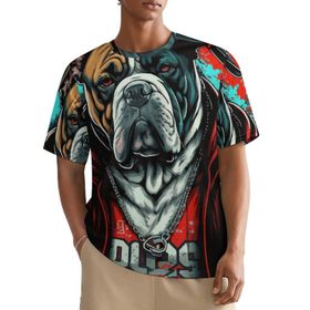 AILLOSA All Over TH-439 Kısa Kollu Baskılı Erkek T-shirt