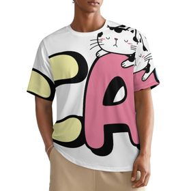 AILLOSA All Over TH-442 Kısa Kollu Baskılı Erkek T-shirt